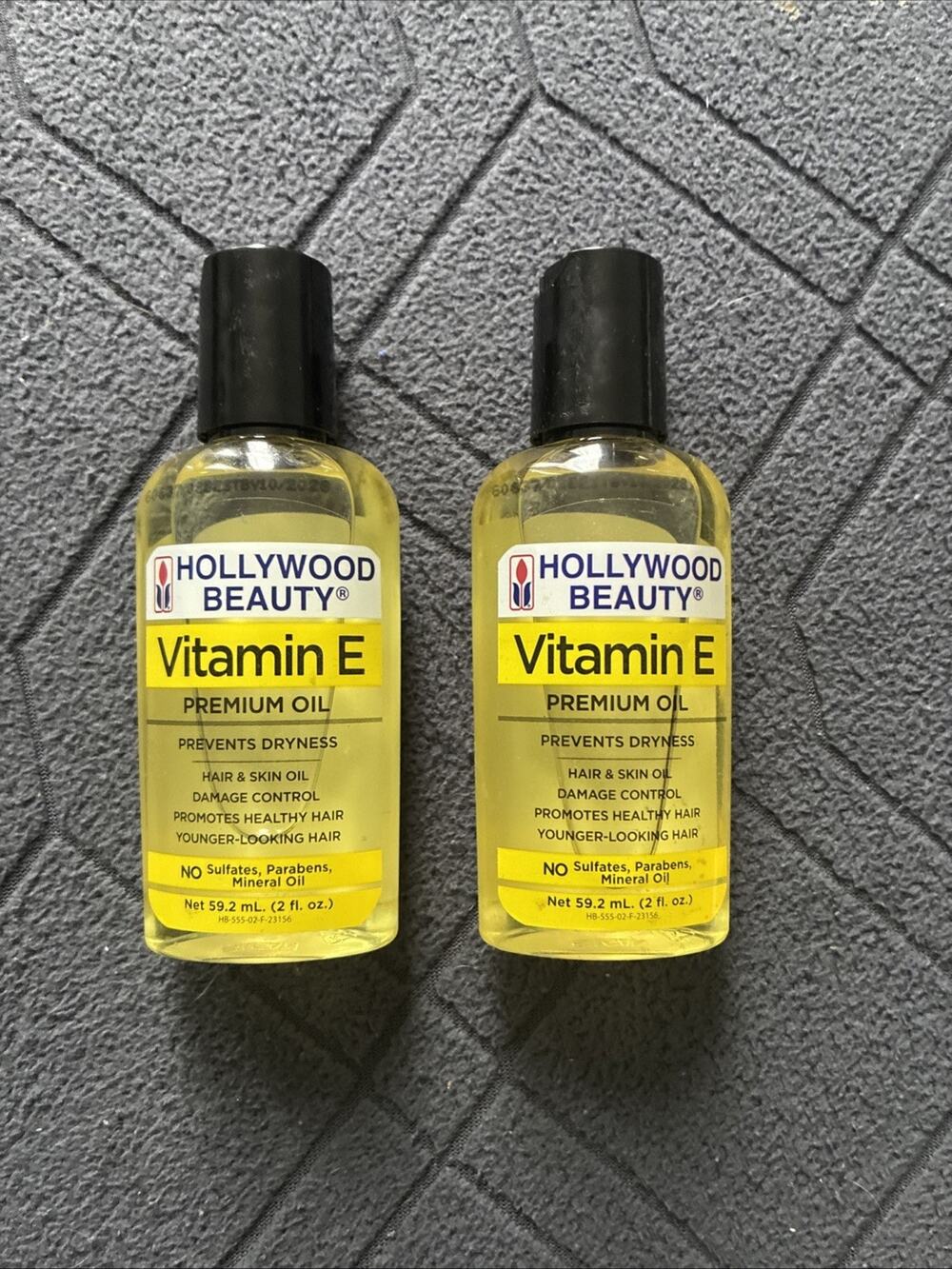 Hollywood Beauty Vitamin E Premium Oil 2 Pack 2 FL Oz Each Exp: 10/2028
